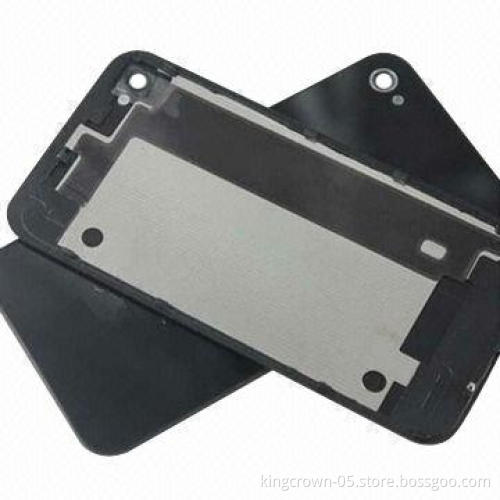 New Original Glass Back Housing Battery Cover, Replacement for Apple iPhone 4/4G/4S, Black/White